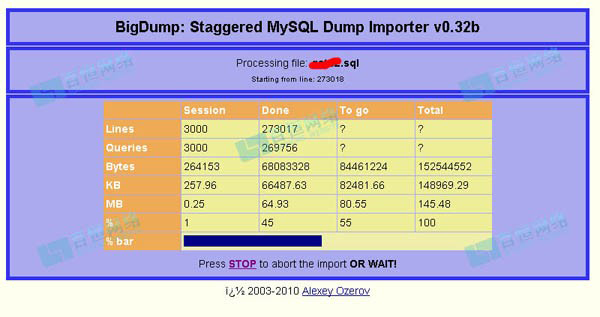 點擊Start Import